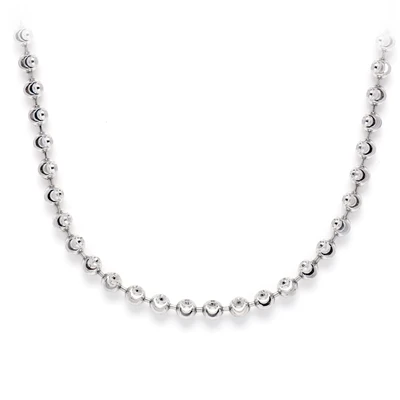 2.5MM Sterling Silver Mooncut Chain