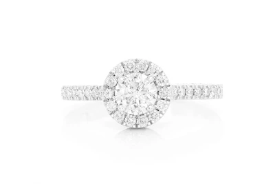 .75ctw Round Solitaire - Halo - Diamond Engagement Ring - All Natural