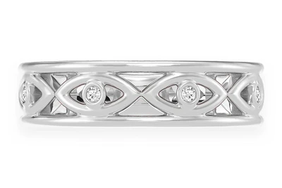 Evil Eye Ring 14k   