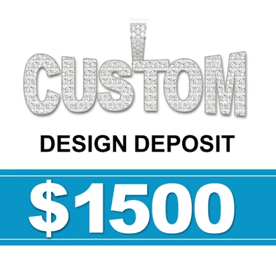 Custom Design Deposit 14k Solid Gold Vs Diamonds - Full Design Consultation
