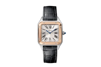 Cartier - Santos-Dumont- W2sa0012 - Rose Gold & Steel (rb2004)