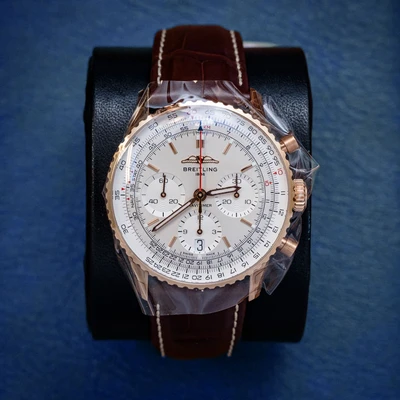 Breitling Navitimer Rb Rose Gold Brown Leather Strap My2024 - Wc