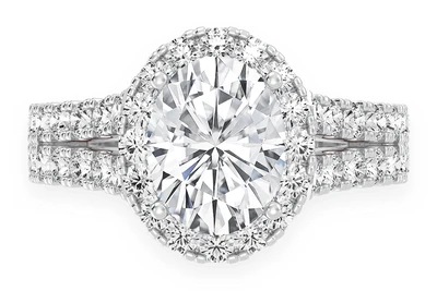 Sphinx - 2.00ct Oval Solitaire - Split Shank - Diamond Engagement Ring - All Natural