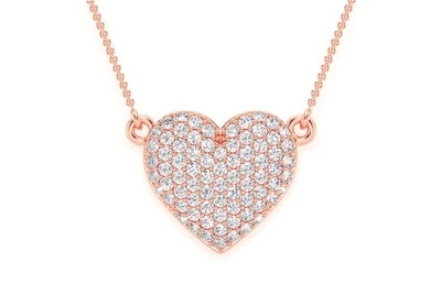 Bubbly Heart Necklace Pendant Pendant 14k   
