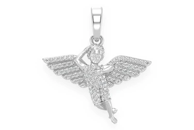 Infinity Angel Pendant 14k   