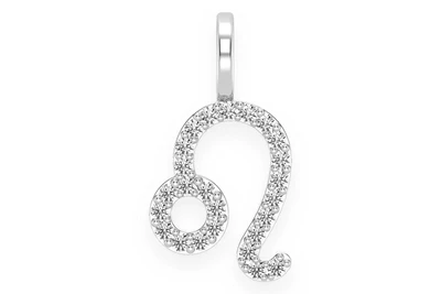 Leo Zodiac Pendant 14k   