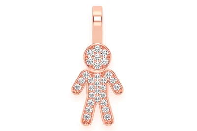 Boy Pendant 14k   