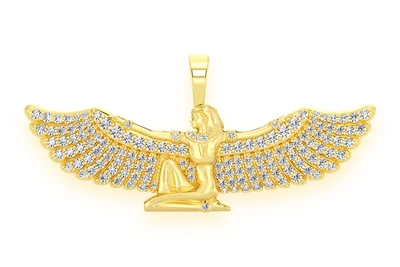 Ma'at Diamond Pendant 14k Solid Gold 1.33ctw