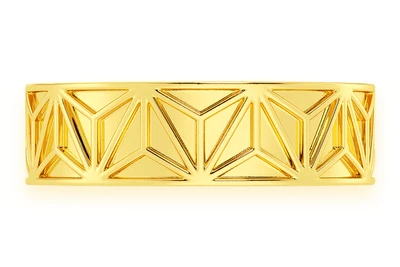 Icebox Facet Eternity Ring 14k Solid Gold