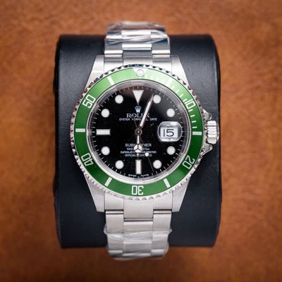 Rolex Green Submariner Steel Kermit My2003 [16610lv] - Nc