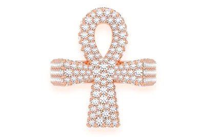Ankh Signet Ring 14k   