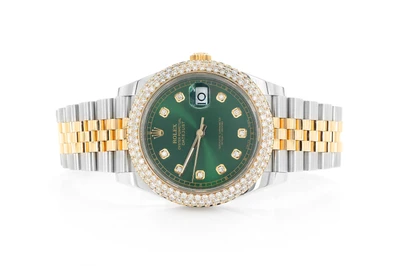 Rolex Datejust 41MM 18k Yellow Gold & Steel (126333) - 3.30ctw Diamond Bezel