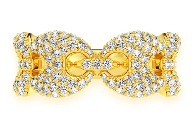 Mariner Link Diamond Ring 14k Solid Gold 2.00ctw