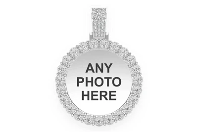 Miracle Set Picture Memory Pendant 14k   