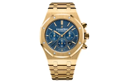 Audemars Piguet - Royal Oak Chrono 41MM - 26320ba.oo.122oba.02 - Yellow Gold Blue Dial