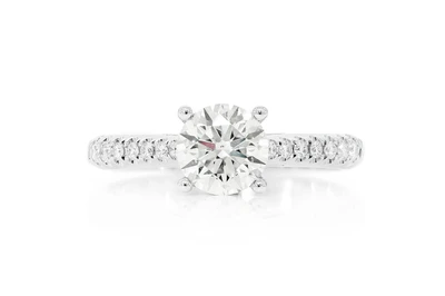 1.00ct Round Solitaire - Diamond Engagement Ring - All Natural