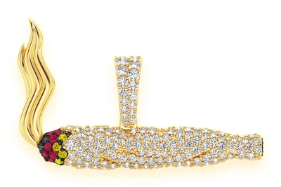 Burning Joint Pendant 14k   