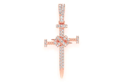 Nail Cross Xs Pendant 14k   