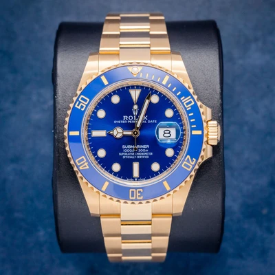 Rolex Submariner 41MM (126618lb) Yellow Gold - Blue Ceramic