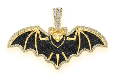 Bat Pendant 14k   
