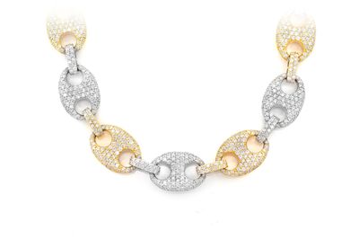 glitter Iced Out Mariner Chain グリッター - メルカリ