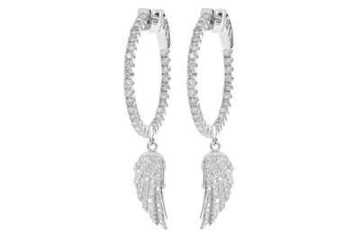 Icebox - Angel Diamond Pendant 14k Solid Gold 0.33ctw