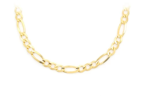 アクセサリー 14K Gold Figaro Chain BELIEVER JEWELRY Amazon.com: Real 14kt Yellow Gold 7mm Flat Figaro Chain; 24