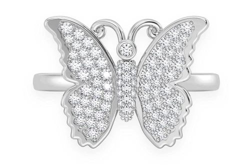 Icebox - Butterfly Ring 14k
