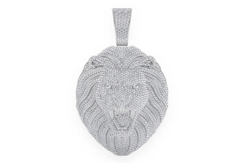 【King Ice】☆日本未入荷☆ICED CLASSIC ROARING LION NECKLACE Classic Roaring Lion Necklace | Animal Jewelry | King Ice