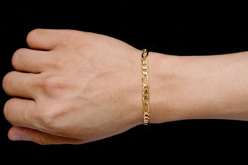 King Ice ☆ 10mm ICED FIGARO BRACELET*2色 King Ice(キングアイス) ☆ 10mm ICED FIGARO BRACELET*2色