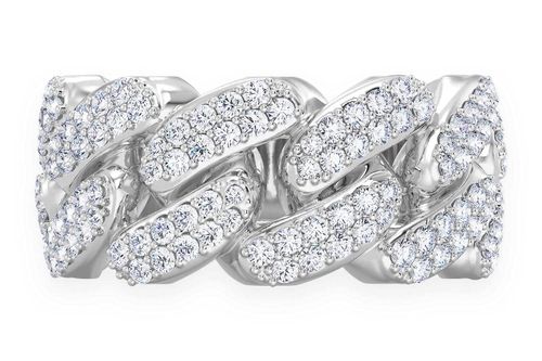 送税込【King Ice】DIAMOND-CUT MIAMI CUBAN LINK RING 2色 国発 送税込【King Ice】DIAMOND-CUT MIAMI CUBAN LINK RING 2色 国発