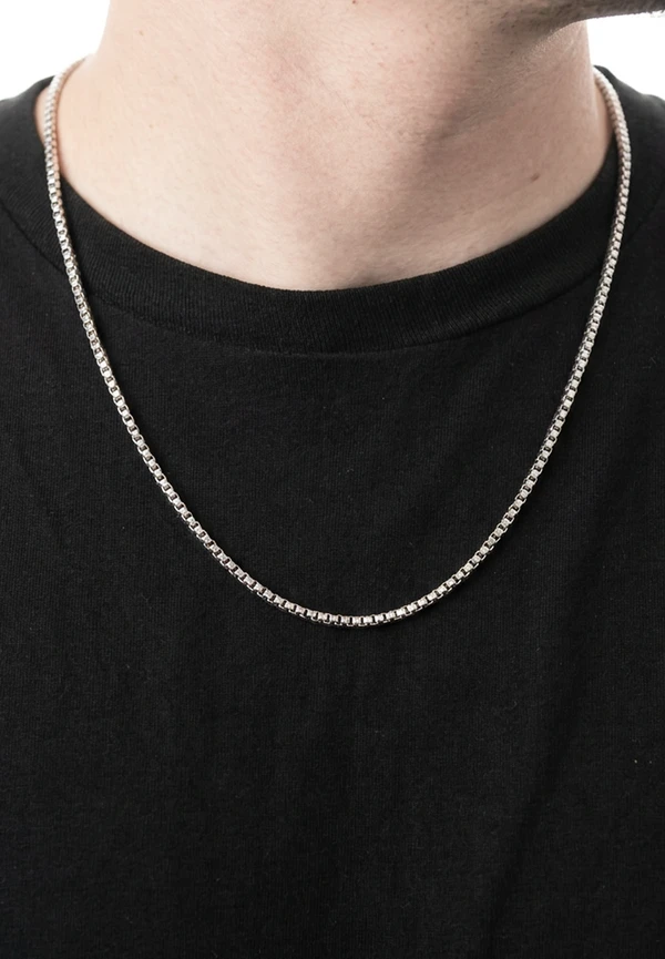 3MM Sterling Silver Diamond-Cut Box Chain