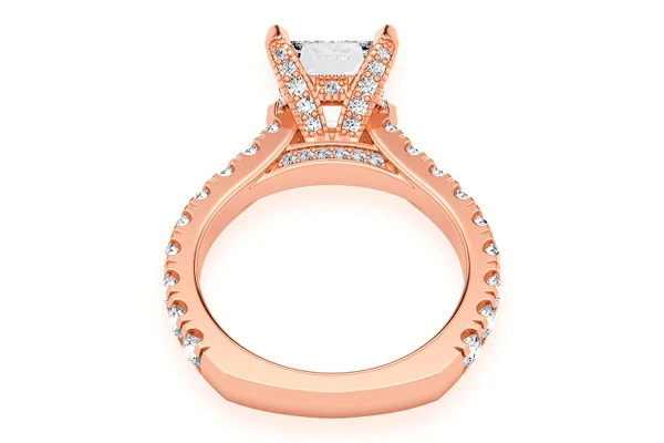 Thinn - 2.00ct Princess Cut Solitaire - Diamond Engagement Ring - All Natural