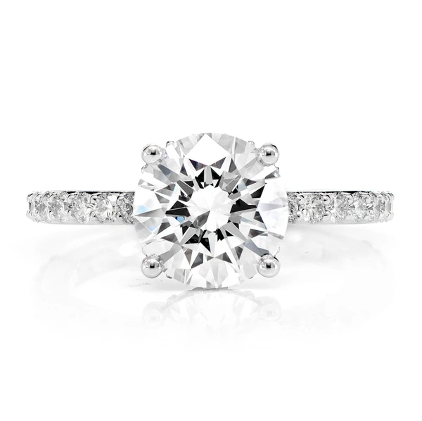 2.50ct - Round Solitaire - Diamond Engagement Ring - All Natural