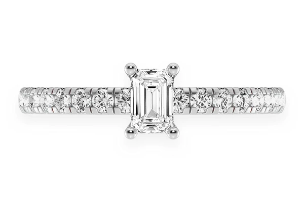 Thinn - 0.25ct Emerald Cut - Diamond Engagement Ring - All Natural