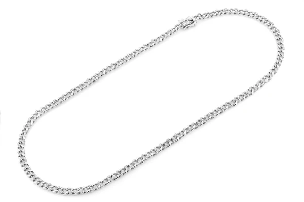 5MM Miami Cuban Half Link Diamond Necklace 14k Solid Gold 1.50ctw