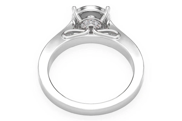 .50ctw - Round Halo - Diamond Engagement Ring - All Natural