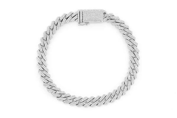 9MM Raised Miami Cuban Link Diamond Bracelet 14k Solid Gold 5.50ctw