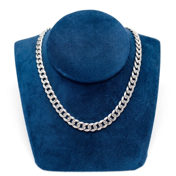 7.5MM Sterling Silver Flat Curb Chain