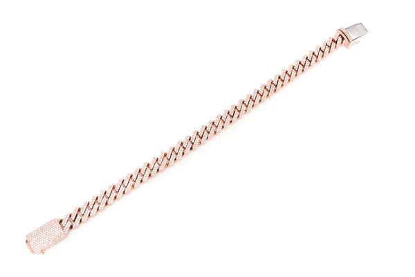 10MM Raised Miami Cuban Diamond Bracelet 14k Solid Gold 6.00ctw