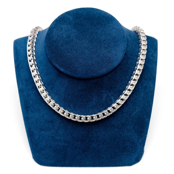 7MM Sterling Silver Franco Chain