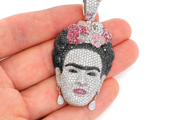 Frida Diamond Pendant 14k Solid Gold 11.00ctw