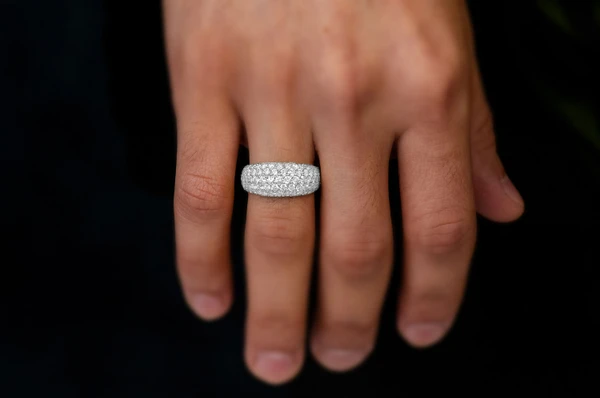 Bubbly Diamond Ring 14k Solid Gold 3.00ctw 