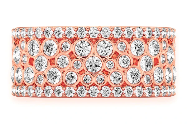 Clara Bezel Diamond Ring 14k Solid Gold 1.65ctw