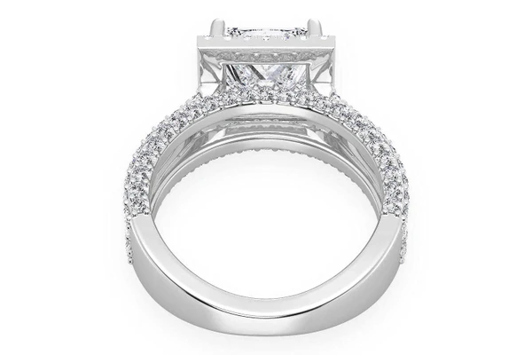 Tripp - 2.00ct Princess Cut Solitaire - Diamond Engagement Ring - All Natural