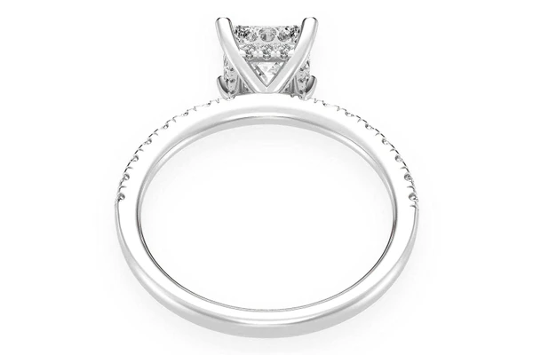 Thinn - 1.00ct Princess Cut Solitaire - Diamond Engagement Ring - All Natural