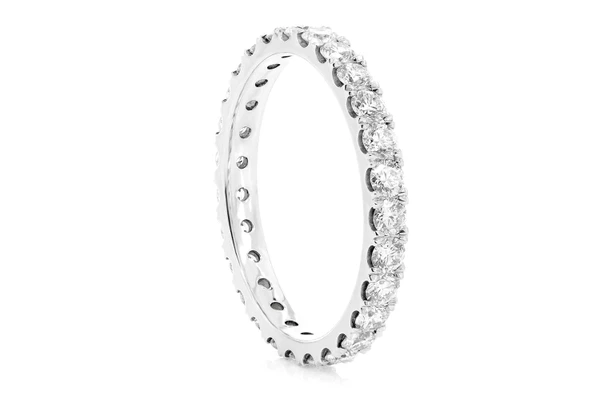 Eternity Diamond Band 14k Solid Gold 1.25ctw