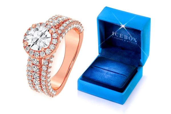 Tripp - 1.00ct Round Diamond Engagement Ring 14k Solid Gold