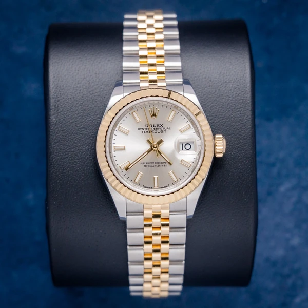 Rolex Datejust 28MM (279173) Steel & Yellow Gold - Silver Index Dial - Jubilee Brac. -  No Card, White Tag & Box
