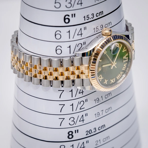 Rolex Datejust 31MM (278273) - Steel & Yellow Gold - Olive Green Diamond Vi Dial - Jubilee Brac